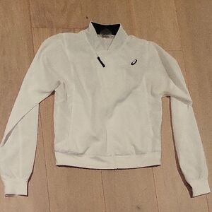 Asics Women's Classic White Bomber Jacket